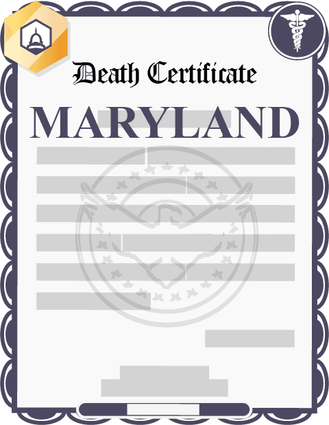 Maryland Death Certificate State Fees
