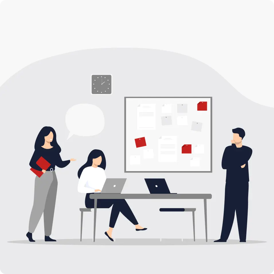 Vital Records Online team reviewing customer documents