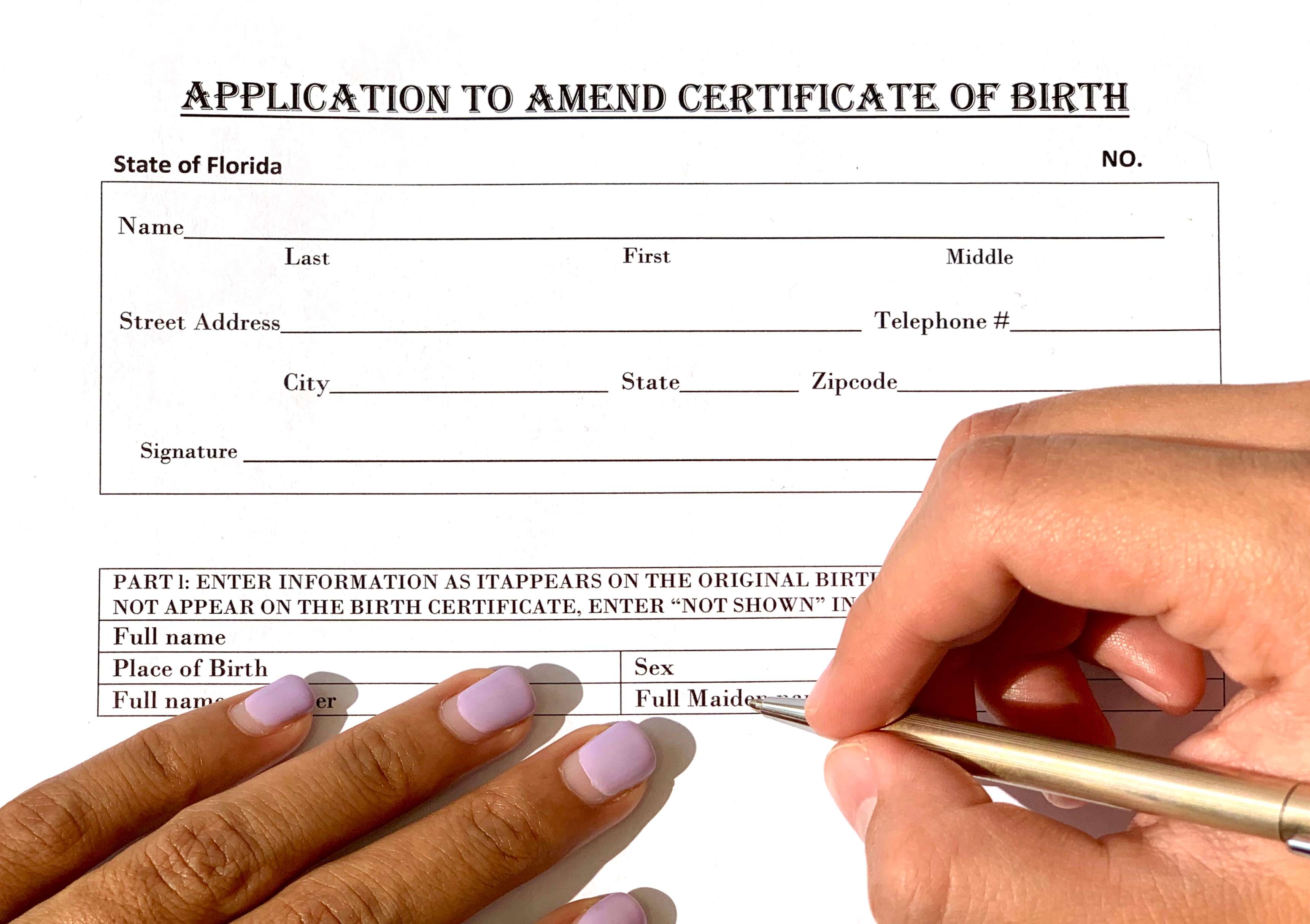 illinois vital records birth certificate correction